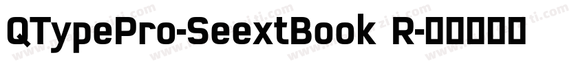 QTypePro-SeextBook R字体转换